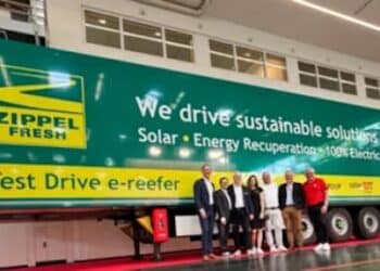 Zippel Fresh partnered with TIP Group for a six-month e-reefer trial. Image: TIP Group.