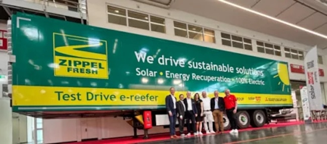Zippel Fresh partnered with TIP Group for a six-month e-reefer trial. Image: TIP Group.