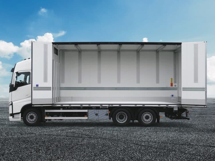 Schmitz Cargobull's upgraded M.KO OPENSIDER truck body. Image: Schmitz Cargobull.