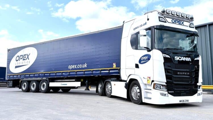 Opex Logistics strengthens fleet with continued investment in Krone trailers. Image: Krone Trailer UK.