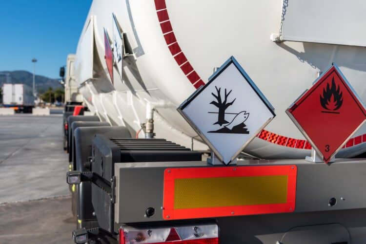 The IRU and the GPCA have signed an MoU to promote safe transport of dangerous goods. Image: M. Perfectti/stock.adobe.com